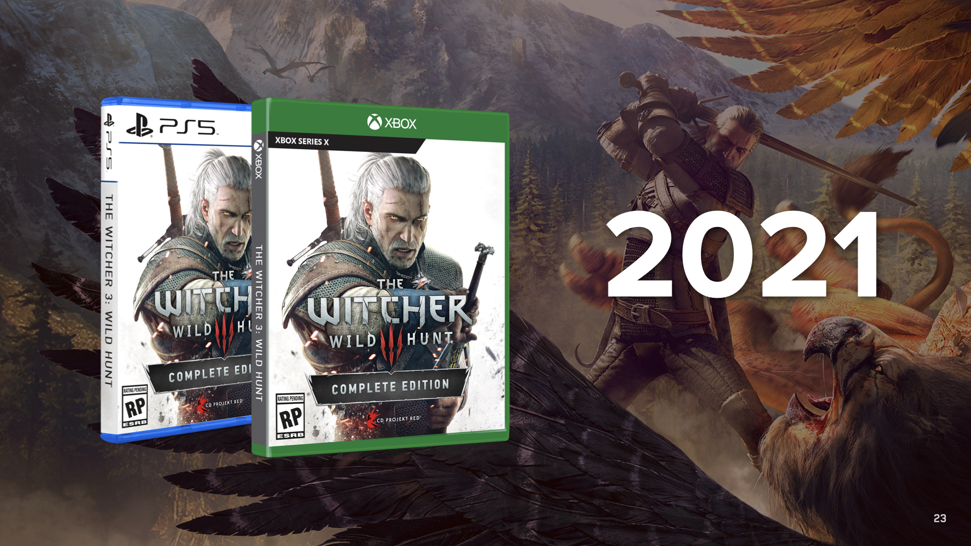 The Witcher 3: Wild Hunt to PROJEKT generation! next coming is CD the 
